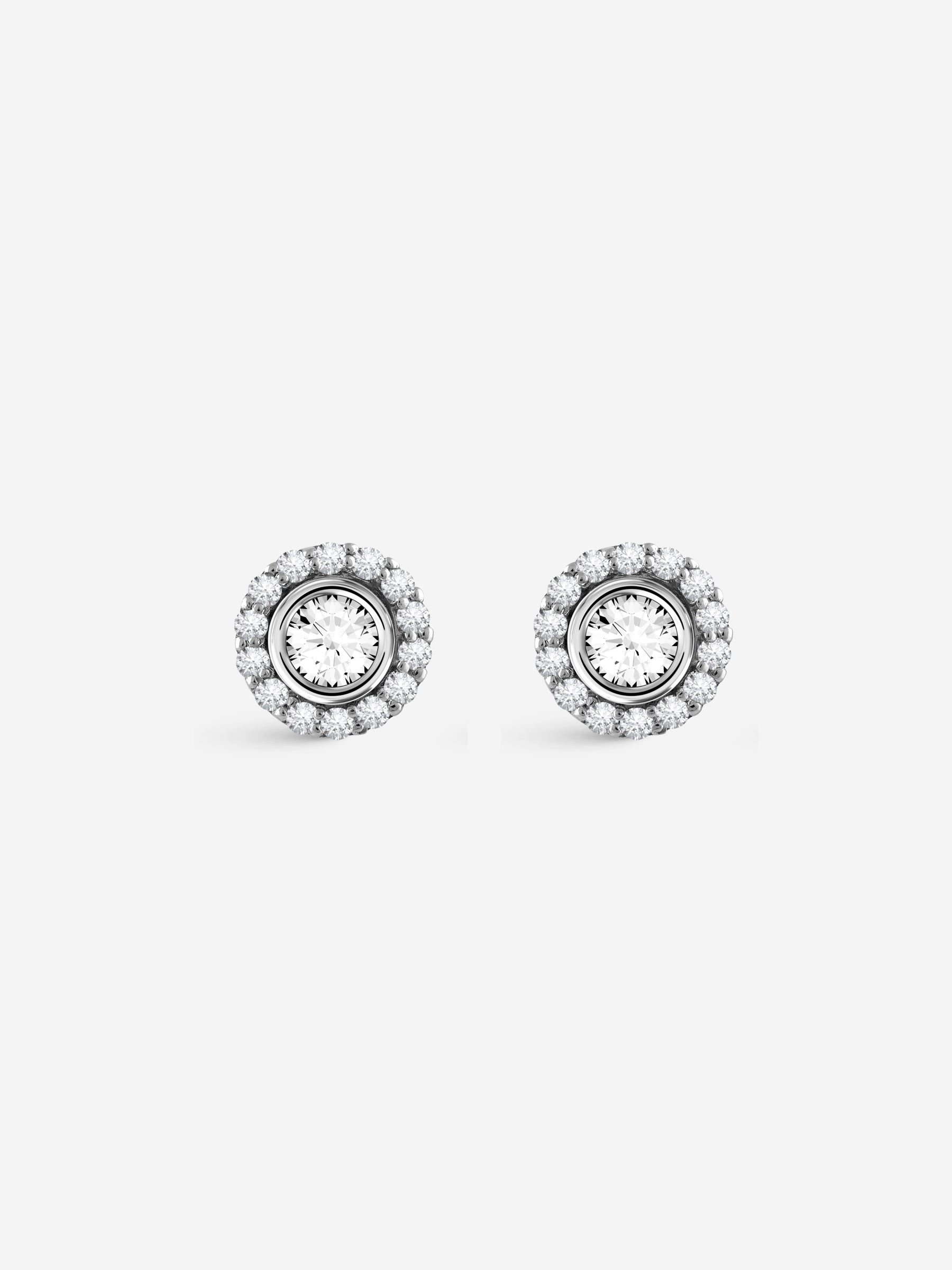 Stones two studs zlatne naušnice s dijamantima 2.0