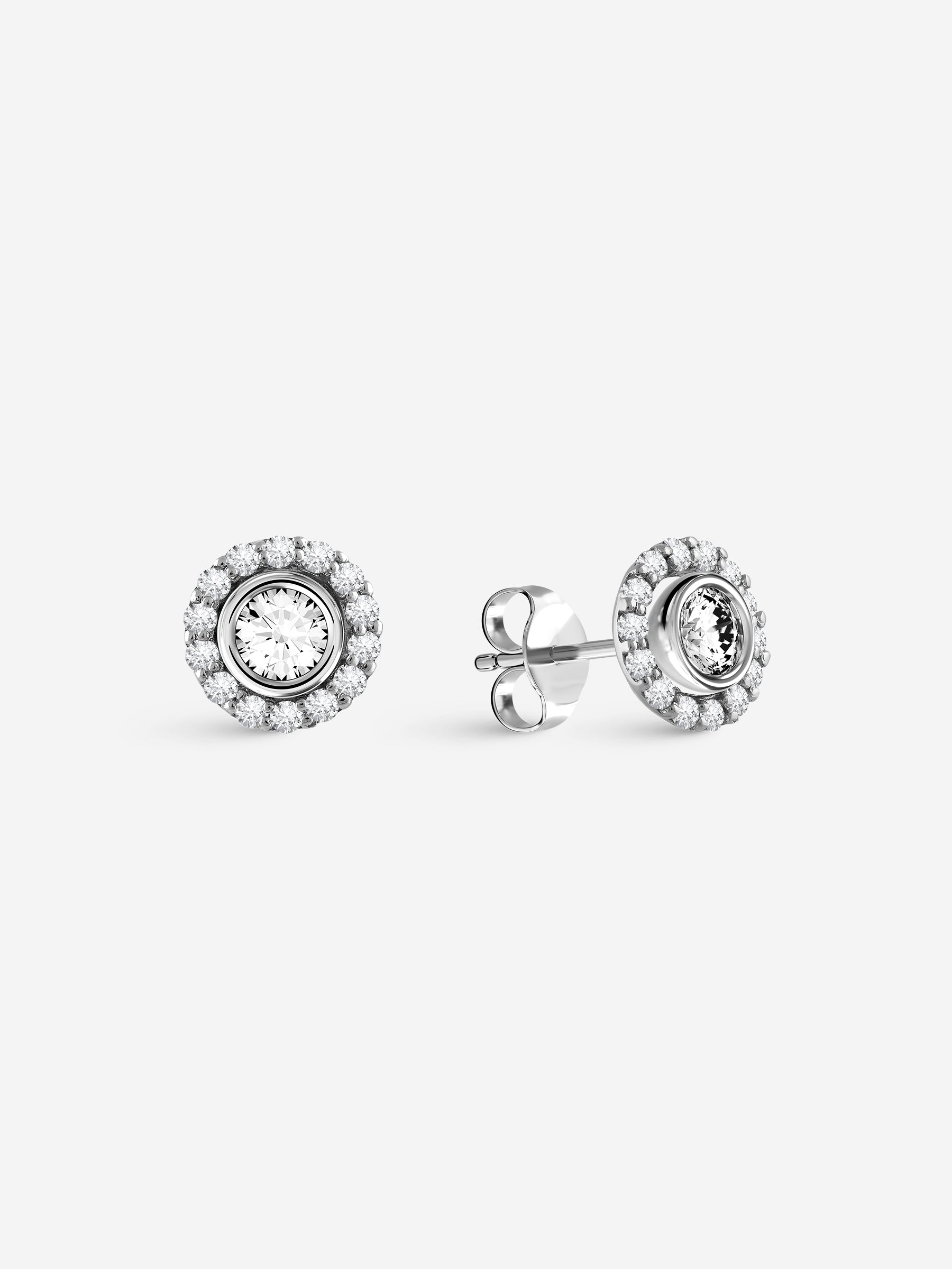 Stones two studs zlatne naušnice s dijamantima 2.0